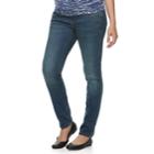 Maternity A:glow Full Belly Panel Faded Skinny Jeans, Women's, Size: 14-mat, Med Blue