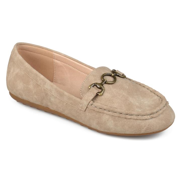 Journee Collection Embry Women's Loafers, Size: Medium (7.5), Med Beige