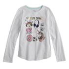 Girls 7-16 & Plus Size So&reg; Long Sleeve Graphic Tee, Size: 12, Natural