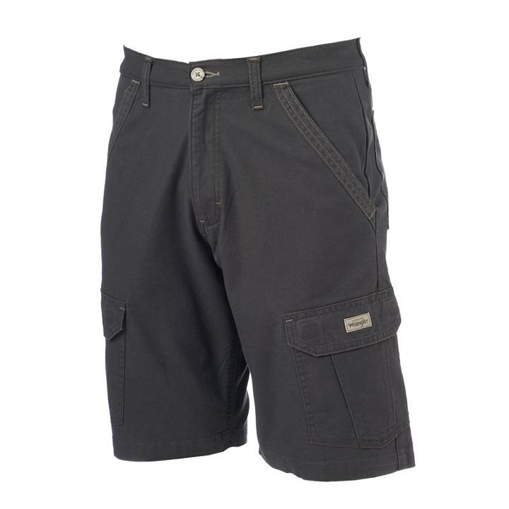 Men's Wrangler Cargo Shorts, Size: 30 - Regular, Grey Other