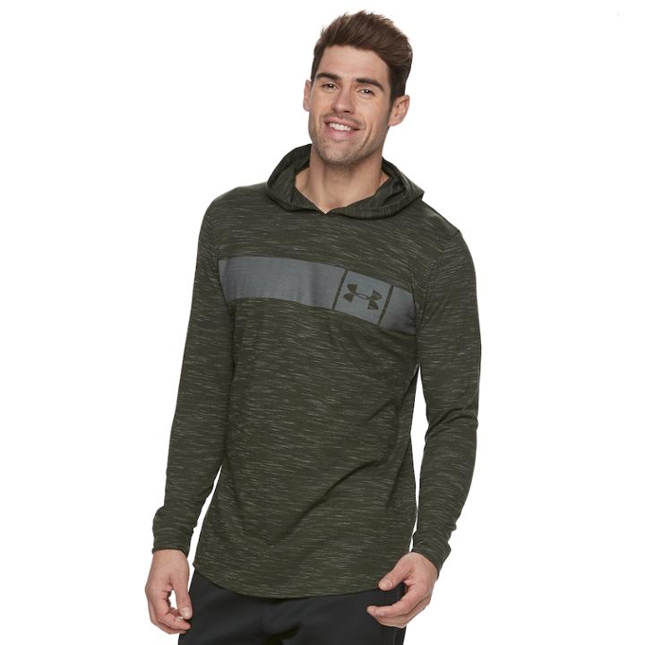 Men's Under Armour Sportstyle Core Hoodie, Size: Medium, Green