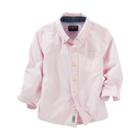 Boys 4-12 Oshkosh B'gosh&reg; Long Sleeve Pink Button-down Shirt, Boy's, Size: 12, Ovrfl Oth