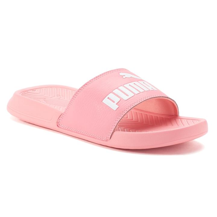 Puma Popcat Women's Lifestyle Slide Sandals, Size: 8, Orange