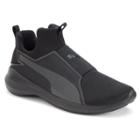 Puma Rebel Mid Women's Sneakers, Size: 8.5, Black