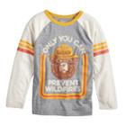 Boys 4-12 Jumping Beans&reg; Smoky The Bear Raglan Graphic Tee, Size: 6, Grey