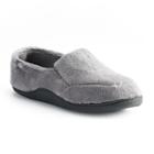 Isotoner Men's Microterry Slip-on Slippers, Size: Xl, Dark Grey