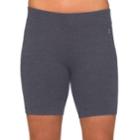 Women's Danskin Stretch Bike Shorts, Size: Small, Grey