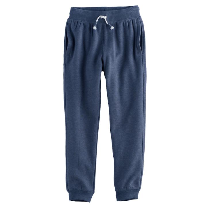 Boys 4-10 Jumping Beans&reg; Fleece Jogger Pants, Size: 10, Blue