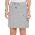Women's Croft & Barrow&reg; Utility Skort, Size: 8, Grey