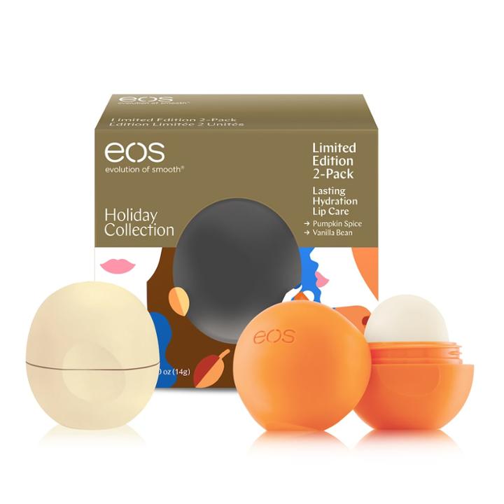 Eos 2-pc. Pumpkin Spice & Vanilla Bean Lip Balm Set, Multicolor