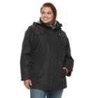 Plus Size D.e.t.a.i.l.s Anorak Jacket, Women's, Size: 2xl, Black