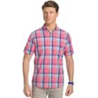 Men's Izod Saltwater Button-down Shirt, Size: Small, Pink