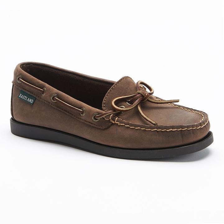 Eastland Yarmouth Women's Slip-on Oxford Shoes, Size: Medium (6), Dark Brown