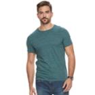Men's Apt. 9 &reg; Jaspe Regular-fit Stretch Soft Touch Crewneck Tee, Size: Large Slim, Blue