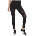 Juniors' Cloud Chaser Mesh Inset Leggings, Teens, Size: Large, Oxford