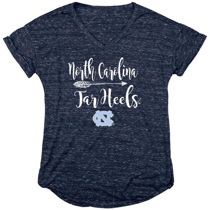 Women's North Carolina Tar Heels Magnolia Tee, Size: Medium, Blue (navy)