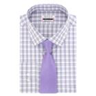 Men's Van Heusen Regular-fit Flex Collar Dress Shirt & Tie, Size: M-34/35, Purple Oth