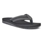 Men's Vintage Stone Thong Flip-flop Sandals, Size: Medium, Black