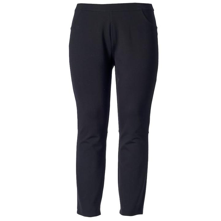 Plus Size Lc Lauren Conrad Pull-on Ponte Leggings, Women's, Size: 0x Long, Black