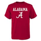 Boys' 4-18 Alabama Crimson Tide Goal Line Tee, Size: 8-10, Red
