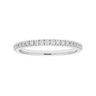 Boston Bay Diamonds 14k White Gold 1/5 Carat T.w. Igl Certified Diamond Wedding Ring, Women's, Size: 8.50
