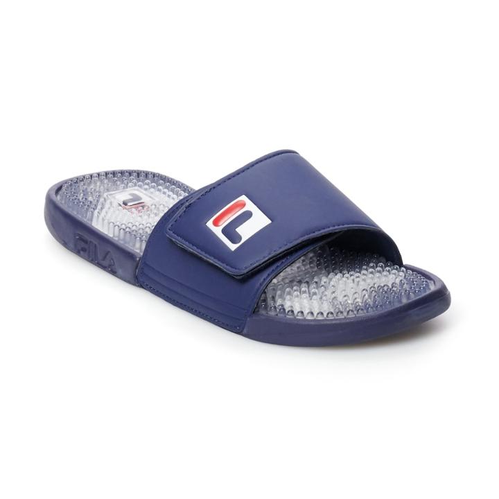 Fila&reg; Massaggio Men's Slide Sandals, Size: 11, Med Blue