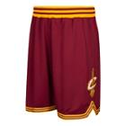Men's Adidas Cleveland Cavaliers On Court Shorts, Size: Large, Red