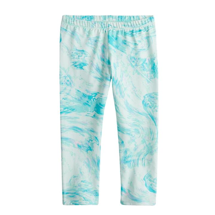 Girls 7-16 So&reg; Core Capri Leggings, Size: 16, Light Blue