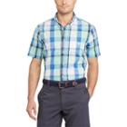 Men's Chaps Classic-fit Plaid Easy-care Button-down Shirt, Size: Xxl, Green