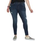 Juniors' Plus Size So&reg; Low-rise Jeggings, Teens, Size: 18 W, Blue