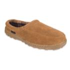 Men's Chaps Suede Memory Foam Clog Slippers, Size: Xl, Dark Beige