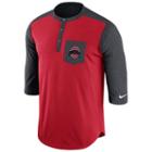 Men's Nike Ohio State Buckeyes Dri-fit Touch Henley, Size: Small, Ovrfl Oth