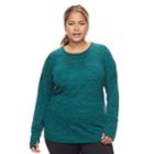 Plus Size Tek Gear&reg; Core Tee, Women's, Size: 1xl, Dark Blue