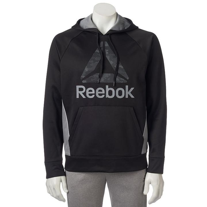 Men's Reebok Trail Hoodie, Size: Medium, Black