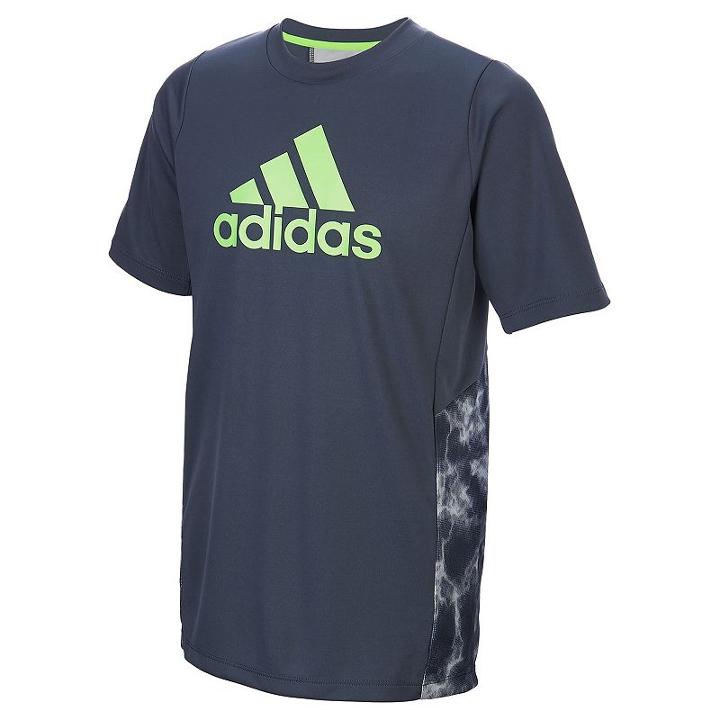 Boys 8-20 Adidas Smoke Screen Climalite Tee, Boy's, Size: Medium, Grey Other