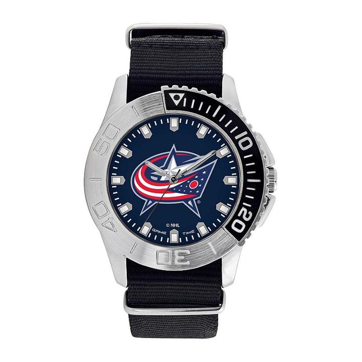 Men's Game Time Columbus Blue Jackets Starter Watch, Black
