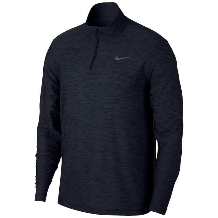 Big & Tall Nike Breathe Dri-fit Performance Quarter-zip Pullover, Men's, Size: 4xlt, Grey (charcoal)