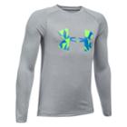 Boys 8-20 Under Armour Big Logo Tee, Size: Xl, Med Grey