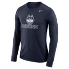 Men's Nike Uconn Huskies Dri-fit Logo Tee, Size: Xl, Blue (navy)