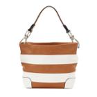 Deluxity Adalyn Striped Hobo, Women's, Beig/green (beig/khaki)