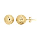 Everlasting Gold 14k Gold Textured Ball Stud Earrings, Women's
