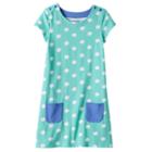 Girls 4-10 Jumping Beans&reg; Polka-dot Shift Dress, Girl's, Size: 6x, Brt Green