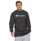 Big & Tall Champion Modern-fit Logo Tee, Men's, Size: 3xl Tall, Granite Heather