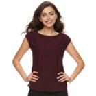 Women's Elle&trade; Swiss Dot Tee, Size: Large, Drk Purple