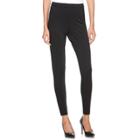 Women's Elle&trade; Pull-on Ponte Skinny Pants, Size: L Long, Black