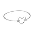 Disney's Mickey Mouse Sterling Silver If You Can Dream It Bangle Bracelet, Women's, Size: 7.5