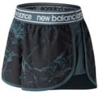 Women's New Balance Accelerate Printed 2.5 Running Shorts, Size: Xl, Grey