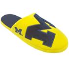 Men's Forever Collectibles Michigan Wolverines Colorblock Slippers, Size: Medium, Multicolor