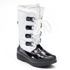 Totes Kayla Girls' Waterproof Winter Boots, Size: 13, White