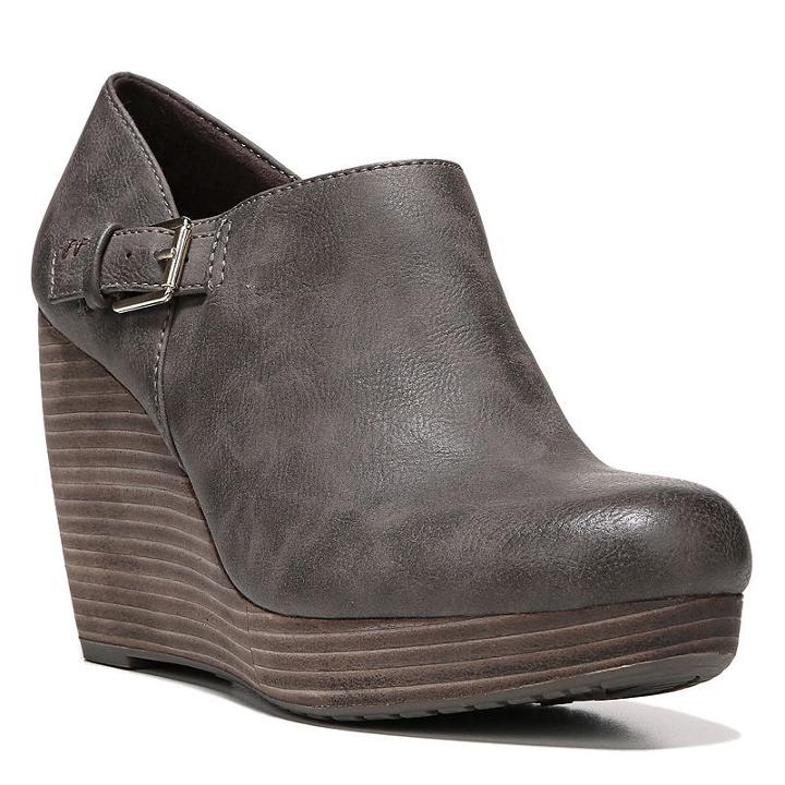 Dr. Scholl's Honor Women's Wedge Ankle Boots, Size: Medium (8), Brown